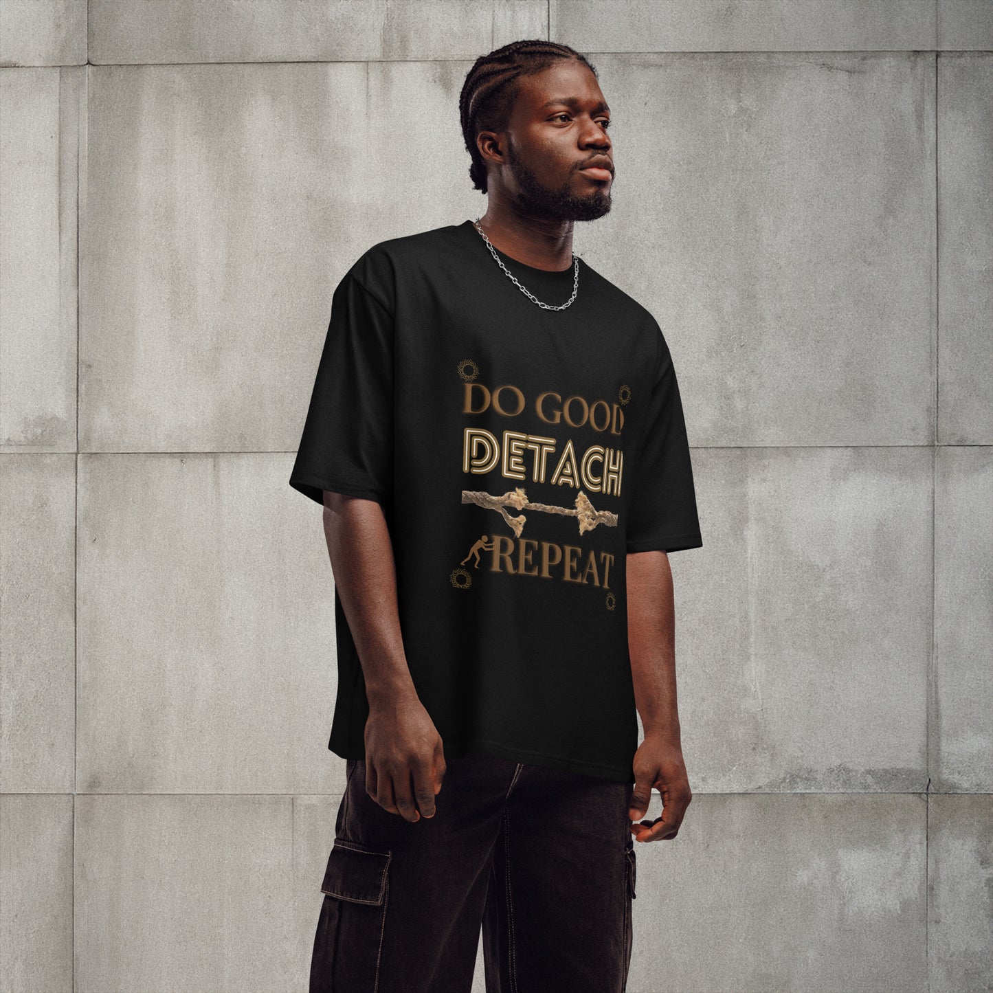 Do Good Detach Repeat – 260 GSM Premium Unisex Spiritual T-Shirt