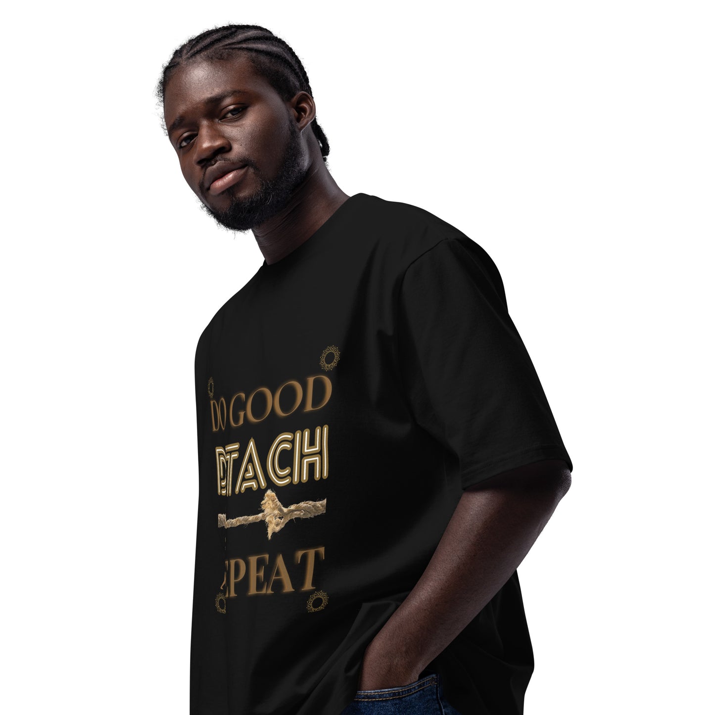 Do Good Detach Repeat – 260 GSM Premium Unisex Spiritual T-Shirt