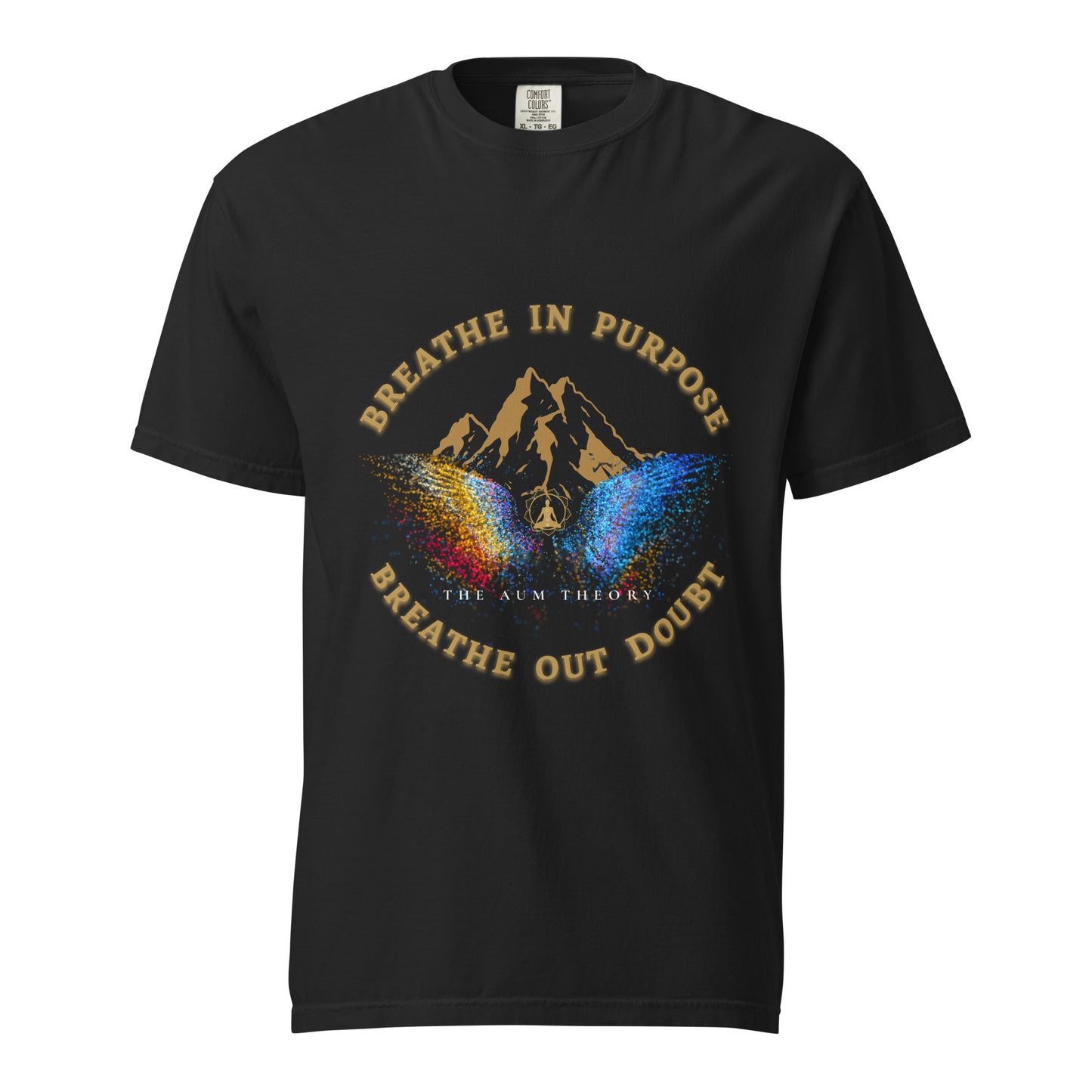 Breathe In Purpose | 220 GSM Luxury Unisex Regular fit T-Shirt – The Aum Theory