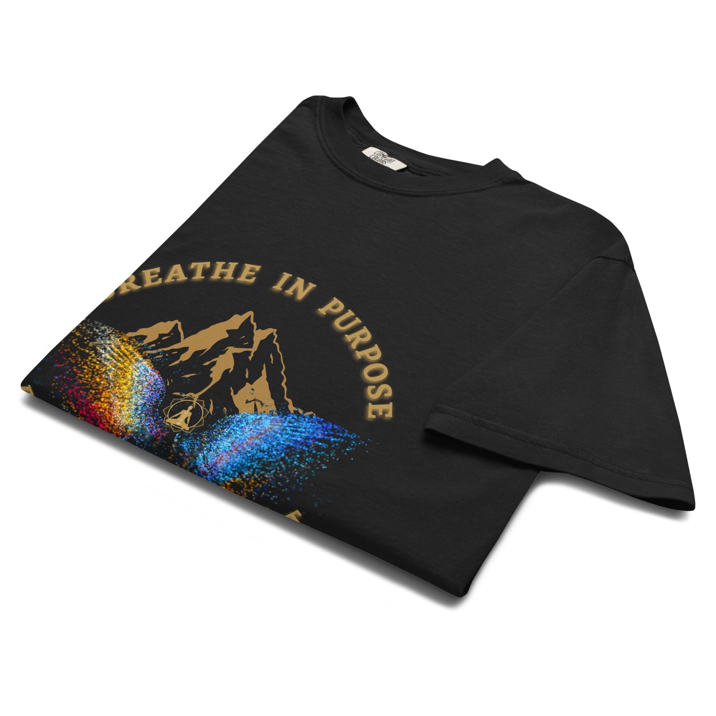 Breathe In Purpose | 220 GSM Luxury Unisex Regular fit T-Shirt – The Aum Theory