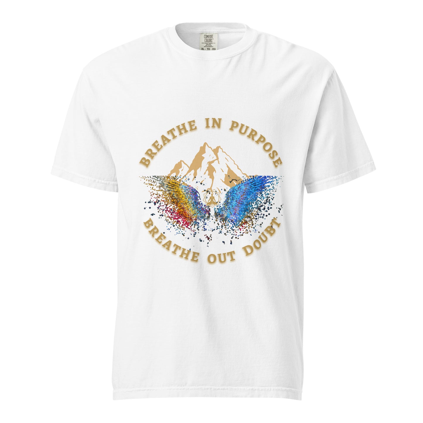Breathe In Purpose | 220 GSM Luxury Unisex Regular fit T-Shirt – The Aum Theory