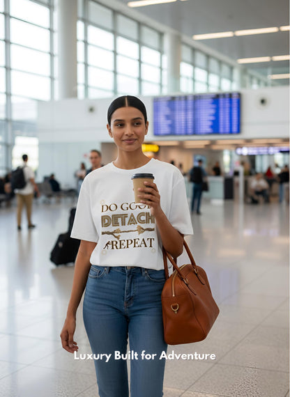 Do Good Detach Repeat – 260 GSM Premium Unisex Spiritual T-Shirt
