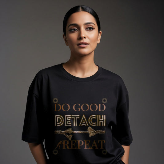 Do Good Detach Repeat – 260 GSM Premium Unisex Spiritual T-Shirt