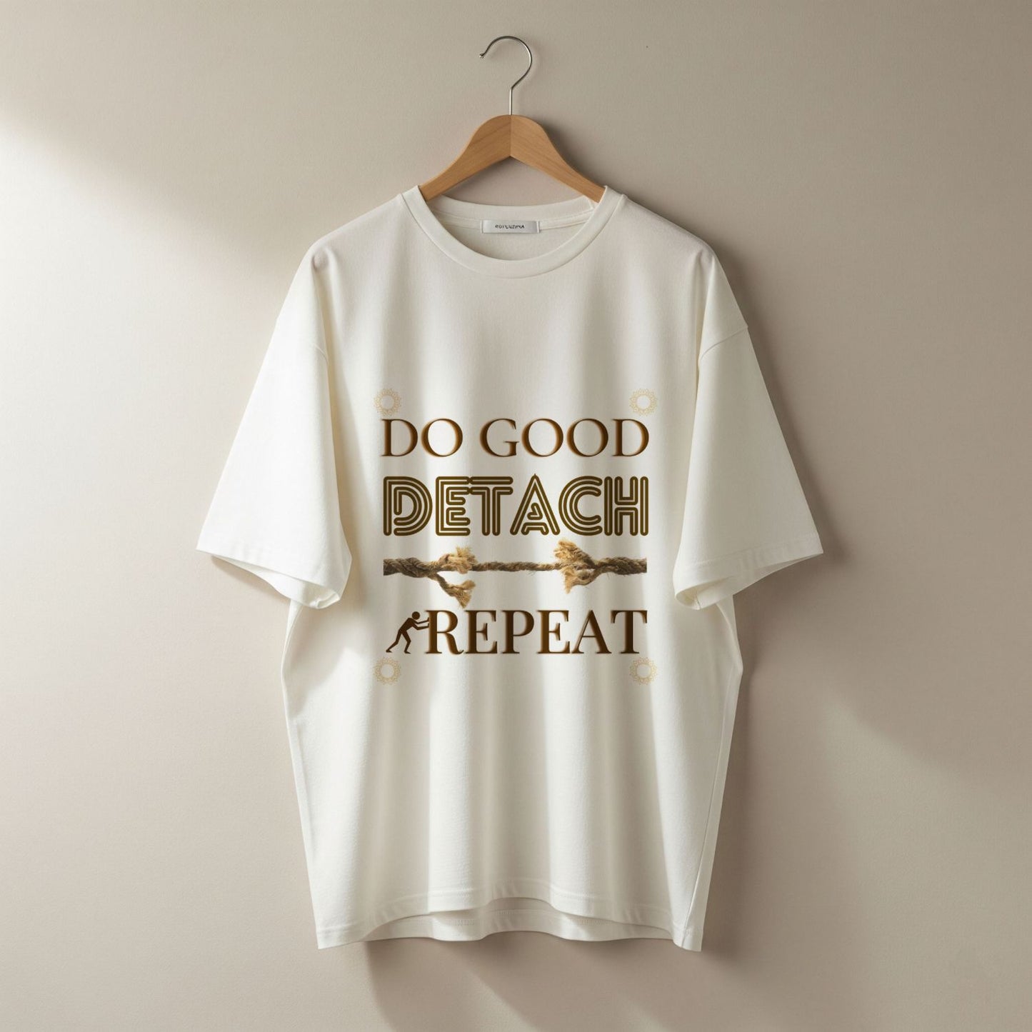 Do Good Detach Repeat – 260 GSM Premium Unisex Spiritual T-Shirt