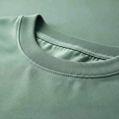 Oversized Luxury T-Shirt – 280 GSM Heavy Terry Cotton | Unisex | Baby Blue, Jade, Flamingo, Lavender | No Wrinkle, No Sweat, Ultra Soft