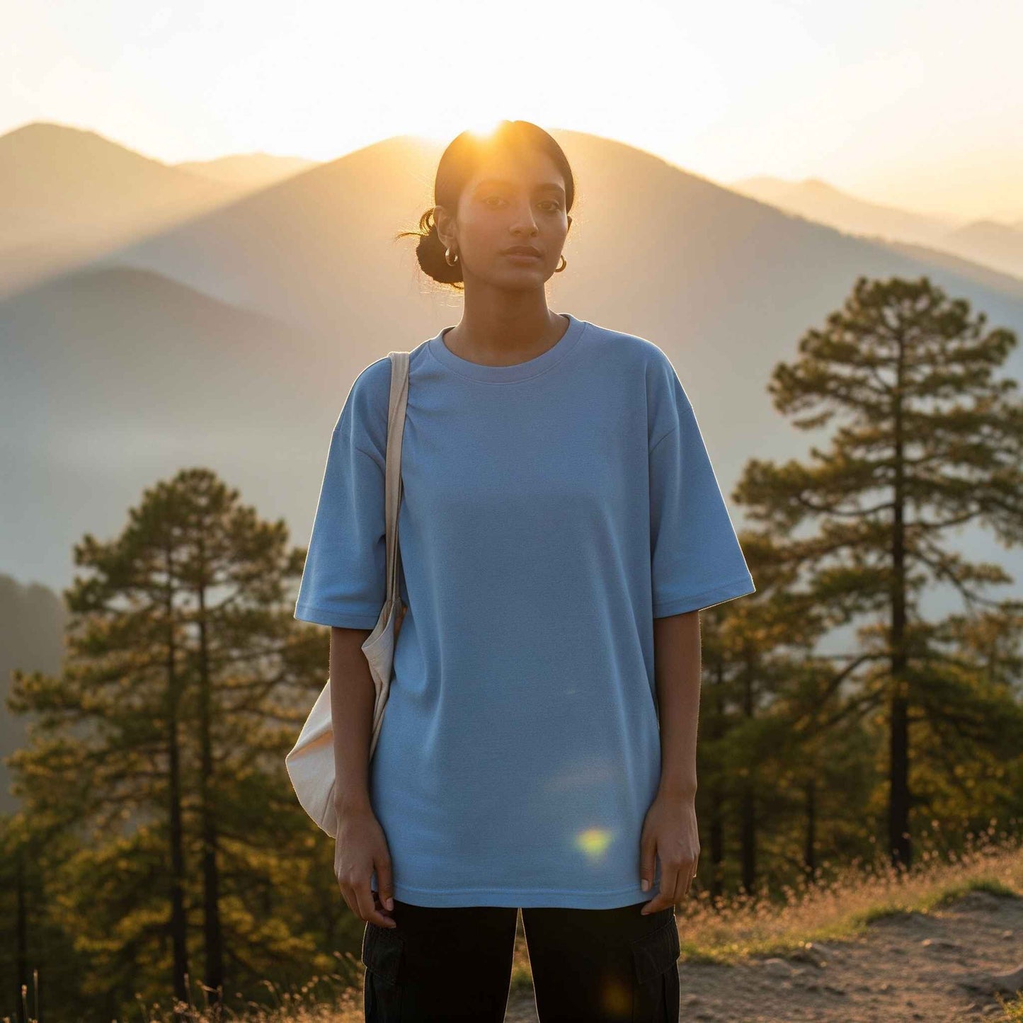Oversized Luxury T-Shirt – 280 GSM Heavy Terry Cotton | Unisex | Baby Blue, Jade, Flamingo, Lavender | No Wrinkle, No Sweat, Ultra Soft