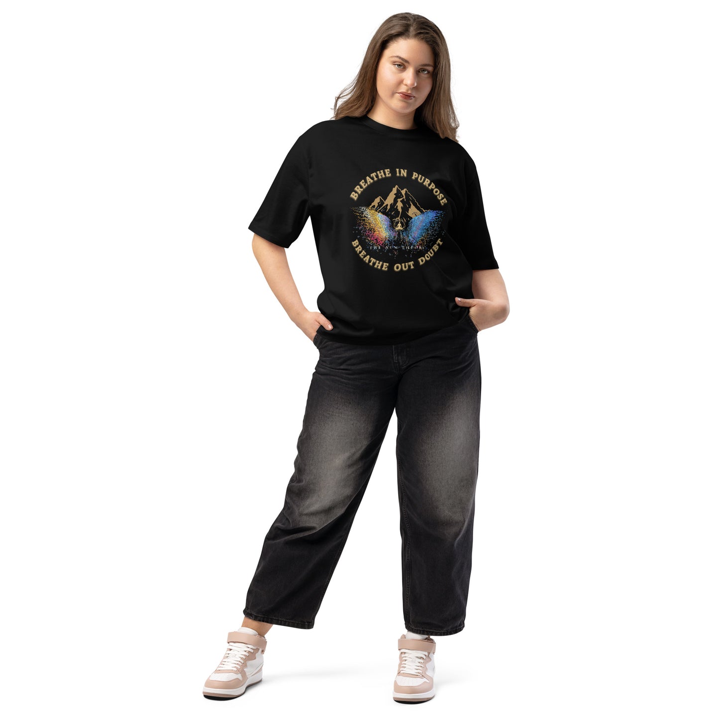 Breathe In Purpose | 260 GSM Luxury Unisex Spiritual T-Shirt – The Aum Theory