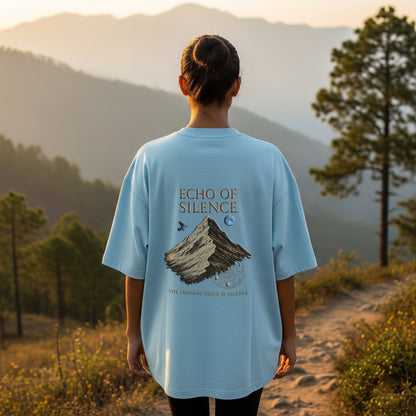 Oversized Luxury T-Shirt – 280 GSM Heavy Terry Cotton | Unisex | Baby Blue, Jade, Flamingo, Lavender | No Wrinkle, No Sweat, Ultra Soft