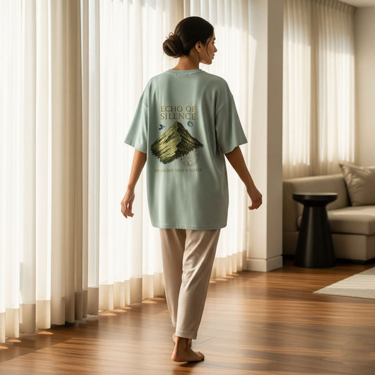 Oversized Luxury T-Shirt – 280 GSM Heavy Terry Cotton | Unisex | Baby Blue, Jade, Flamingo, Lavender | No Wrinkle, No Sweat, Ultra Soft