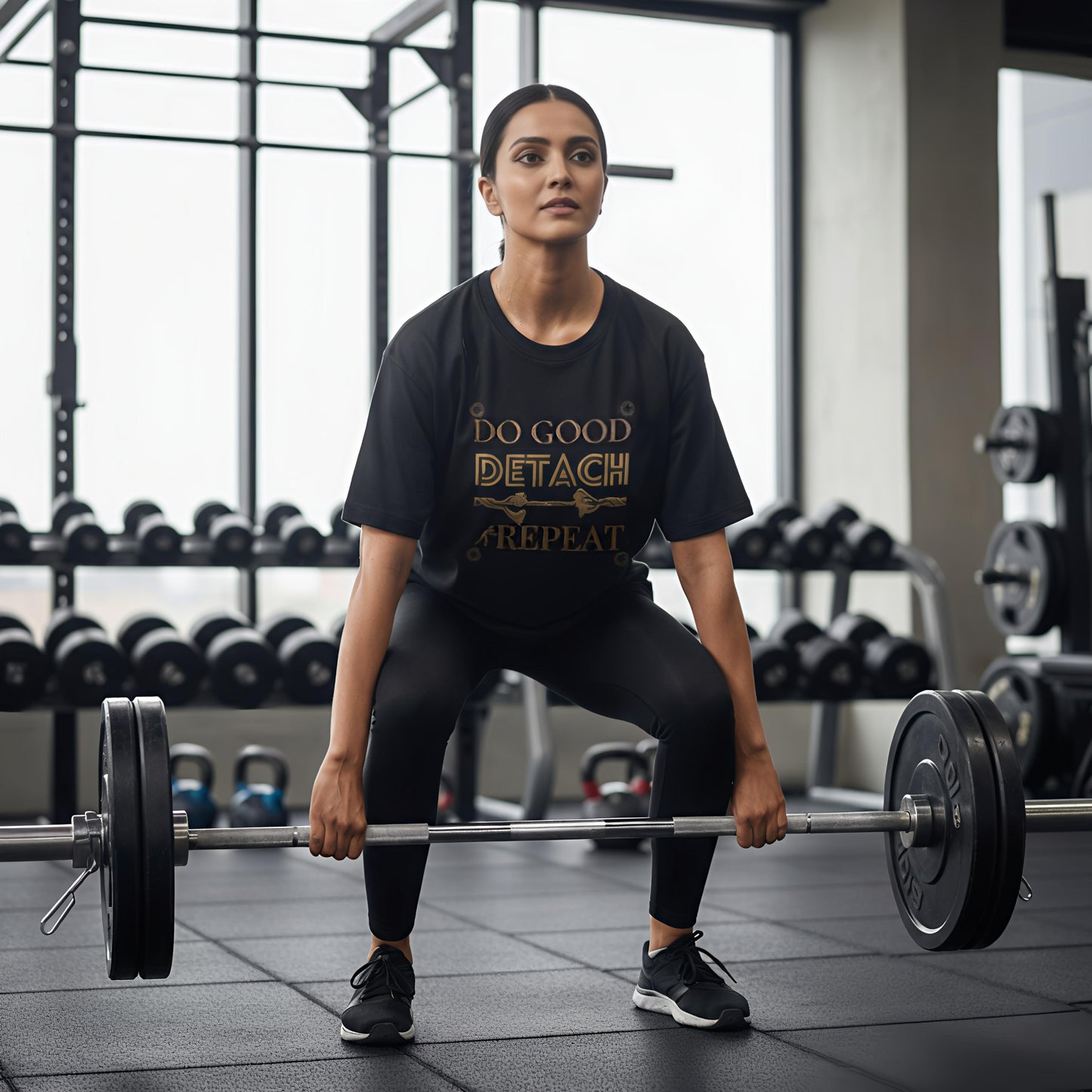 Do Good Detach Repeat – 260 GSM Premium Unisex Spiritual T-Shirt