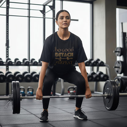 Do Good Detach Repeat – 260 GSM Premium Unisex Spiritual T-Shirt