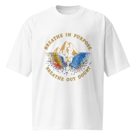 Breathe In Purpose | 260 GSM Luxury Unisex Spiritual T-Shirt – The Aum Theory